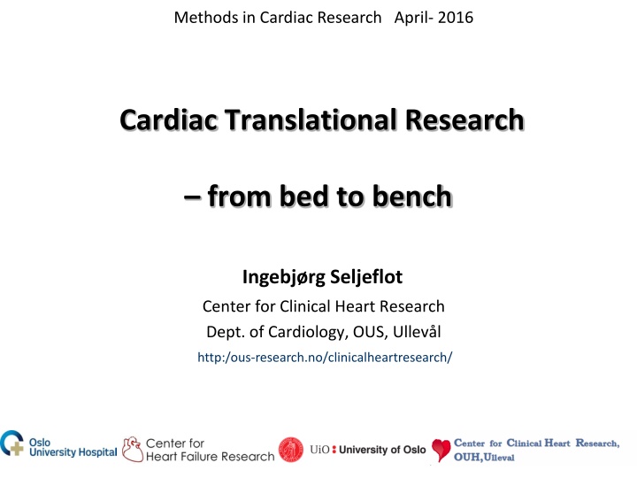 methods in cardiac research april 2016