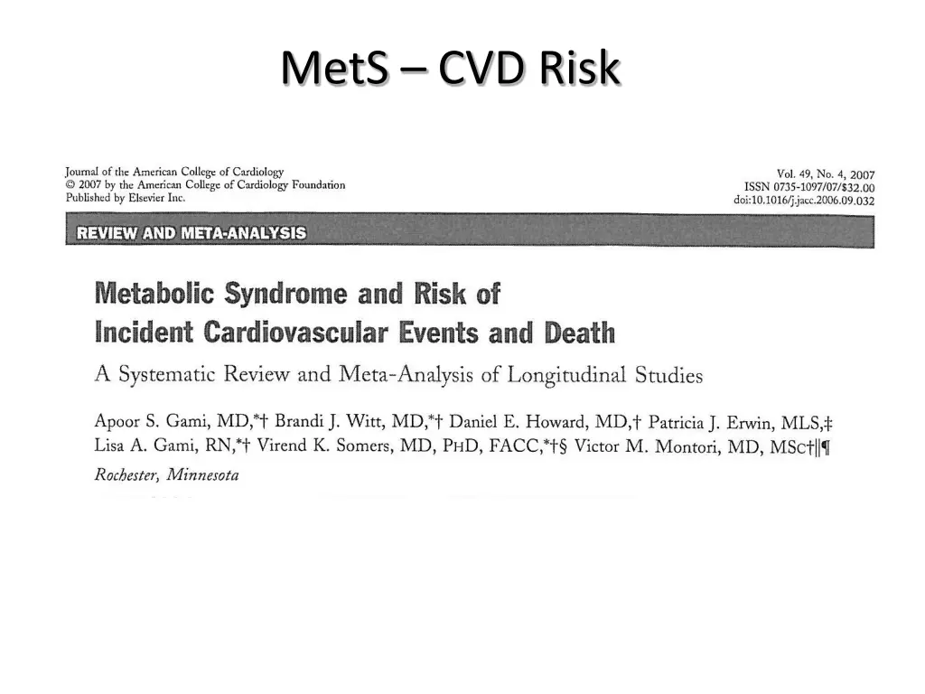 mets cvd risk