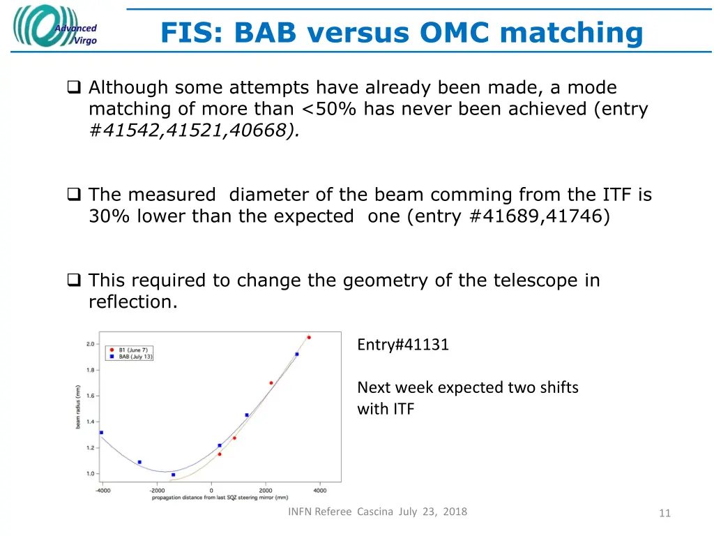 fis bab versus omc matching