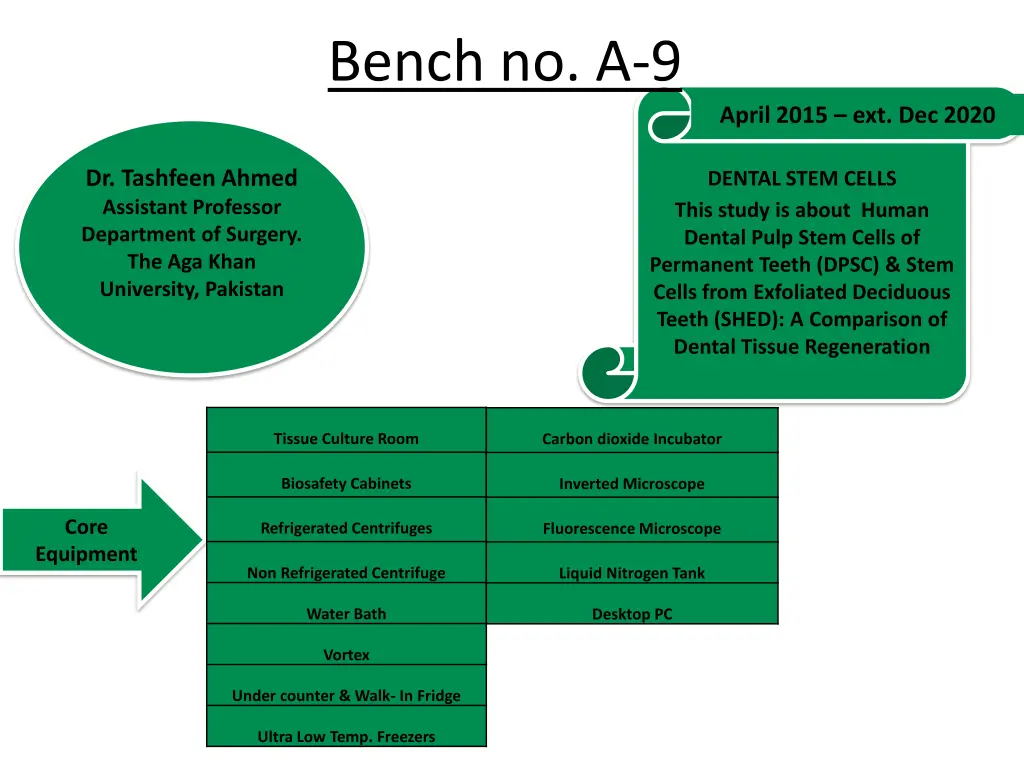 bench no a 9