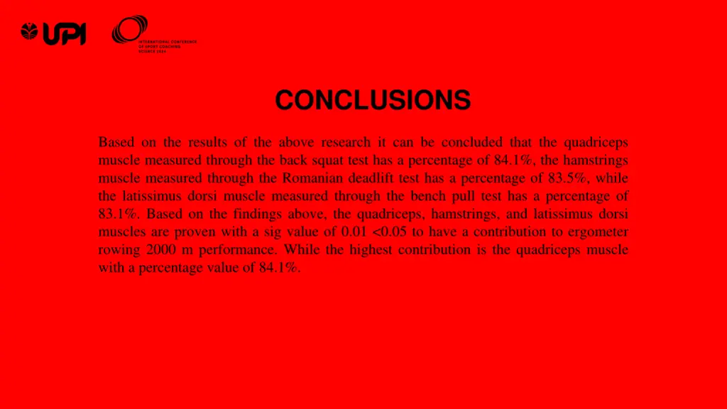 conclusions