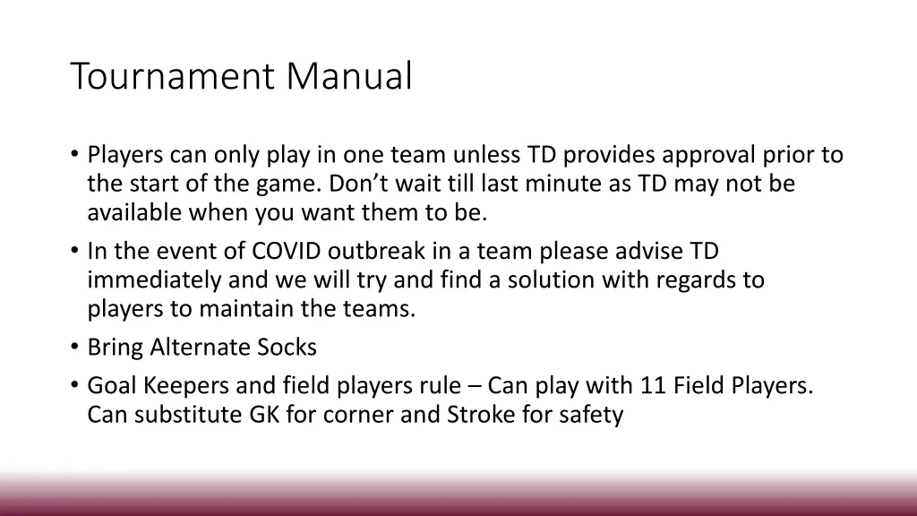 tournament manual 1