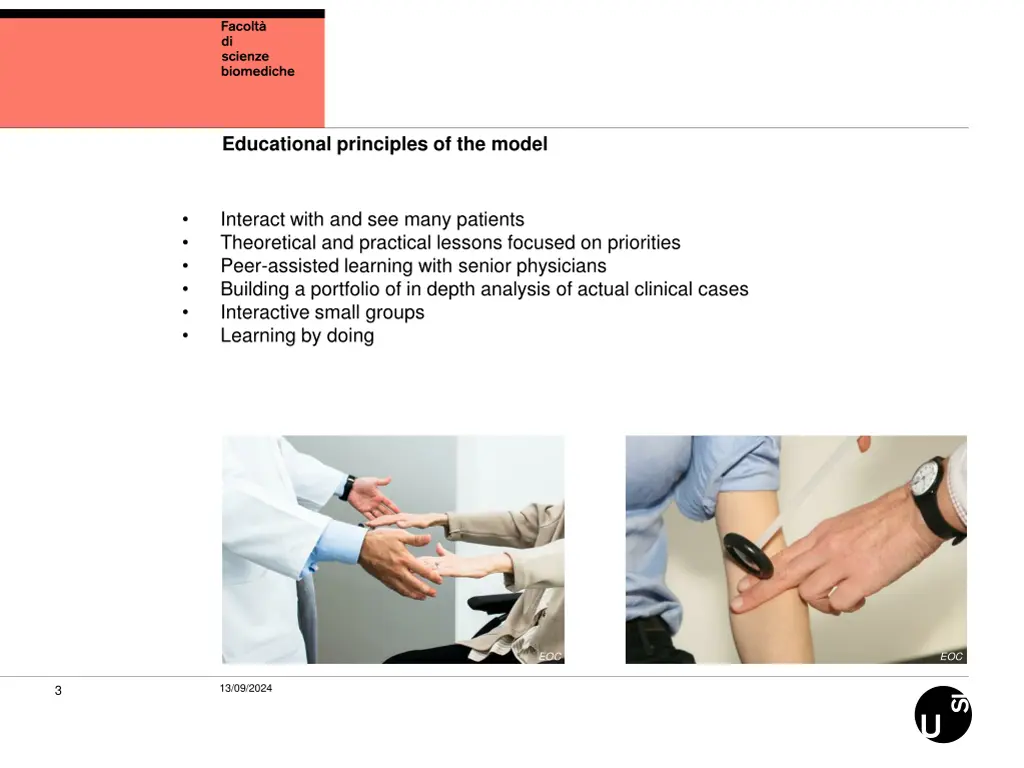 educational principles of the model