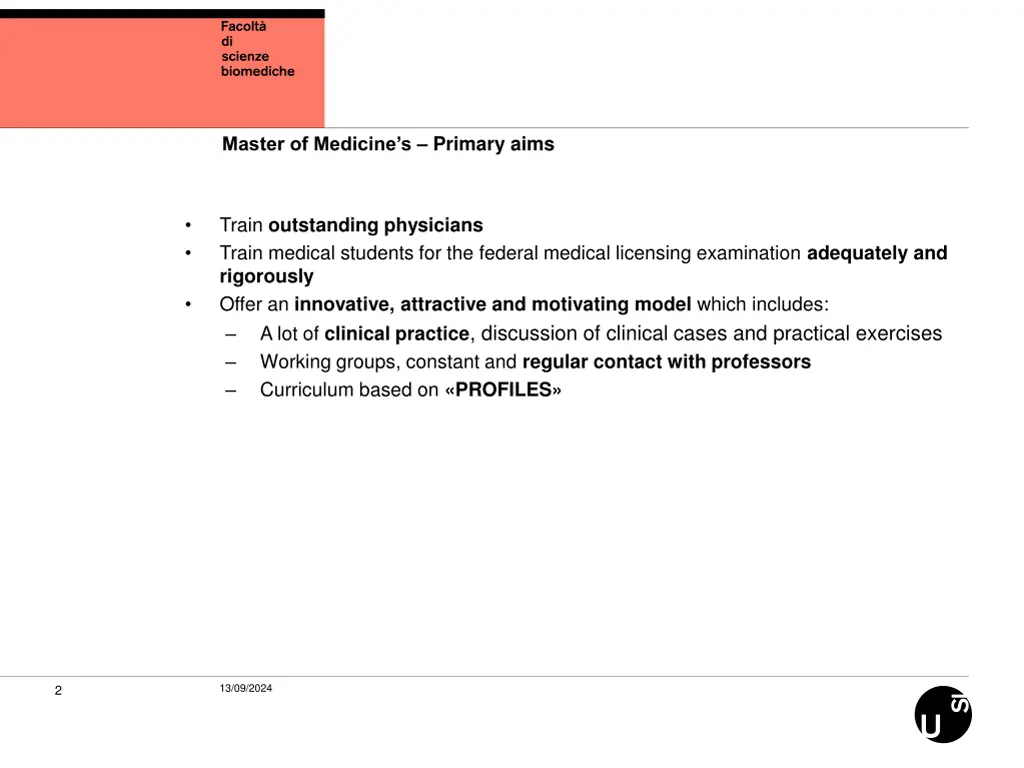 master of medicine s primary aims