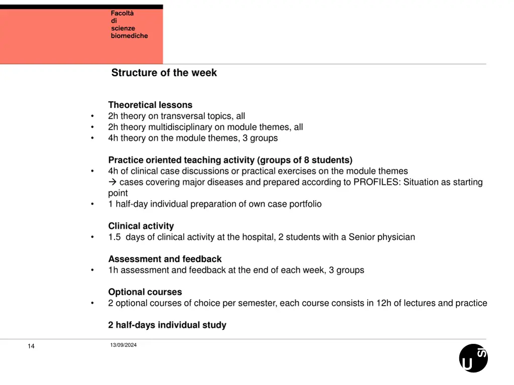 structure of the week