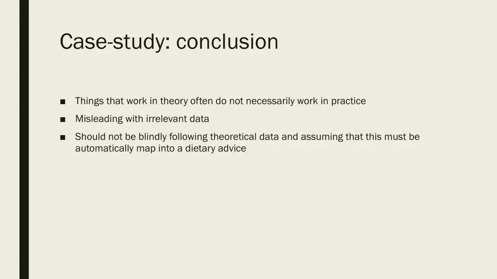 case study conclusion