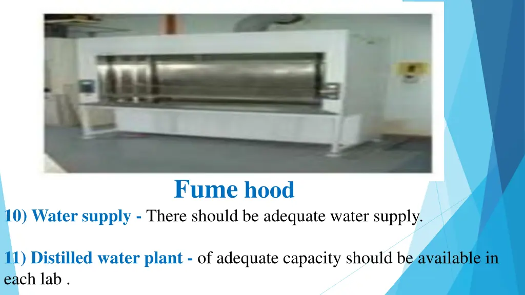 fume hood