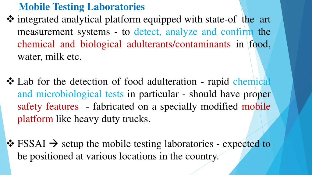 mobile testing laboratories integrated analytical