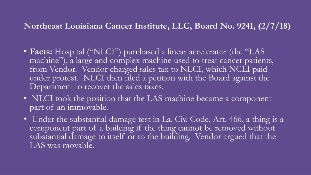 northeast louisiana cancer institute llc board