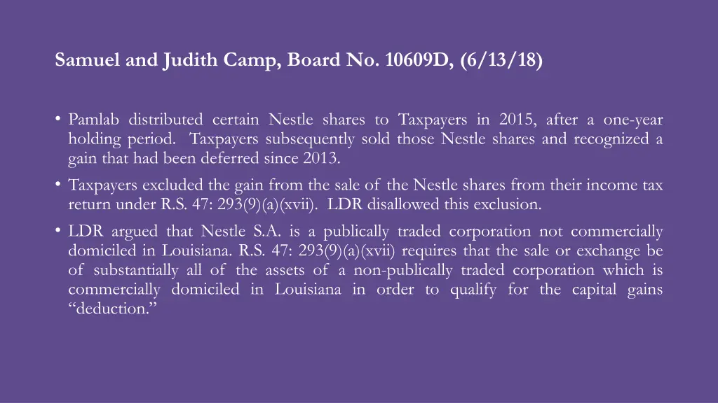 samuel and judith camp board no 10609d 6 13 18 1