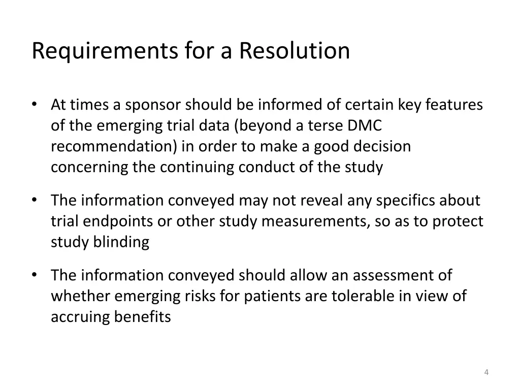 requirements for a resolution