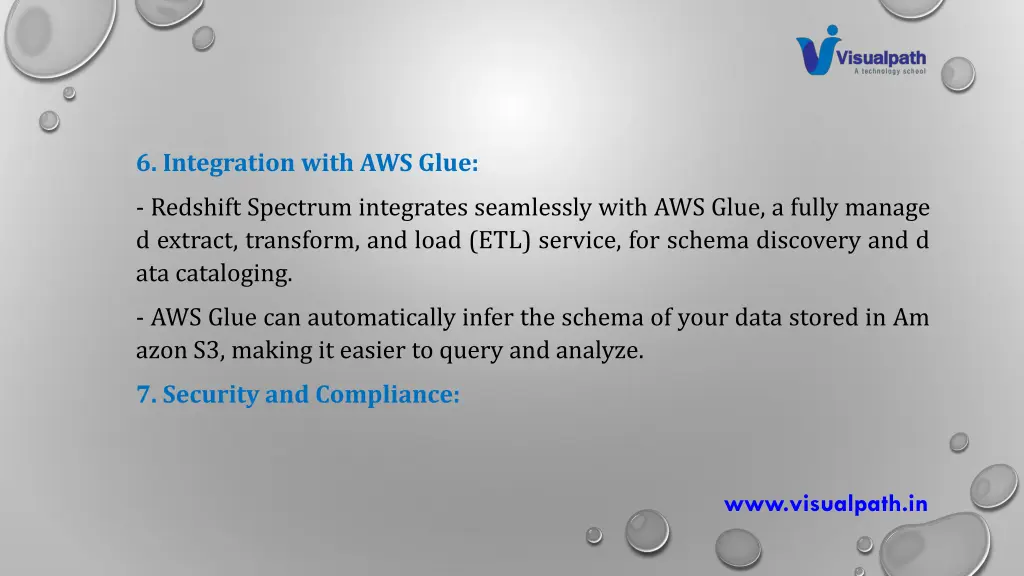 6 integration with aws glue