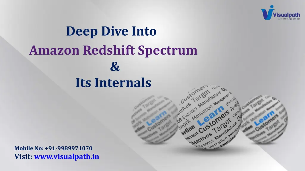 deep dive into amazon redshift spectrum