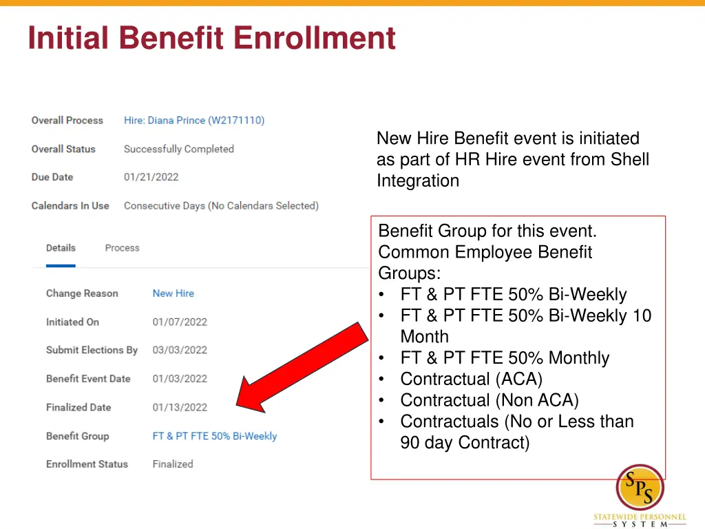 initial benefit enrollment 2