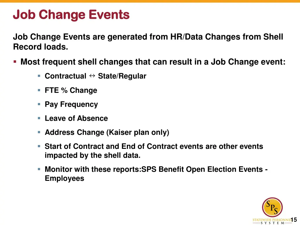 job change events job change events