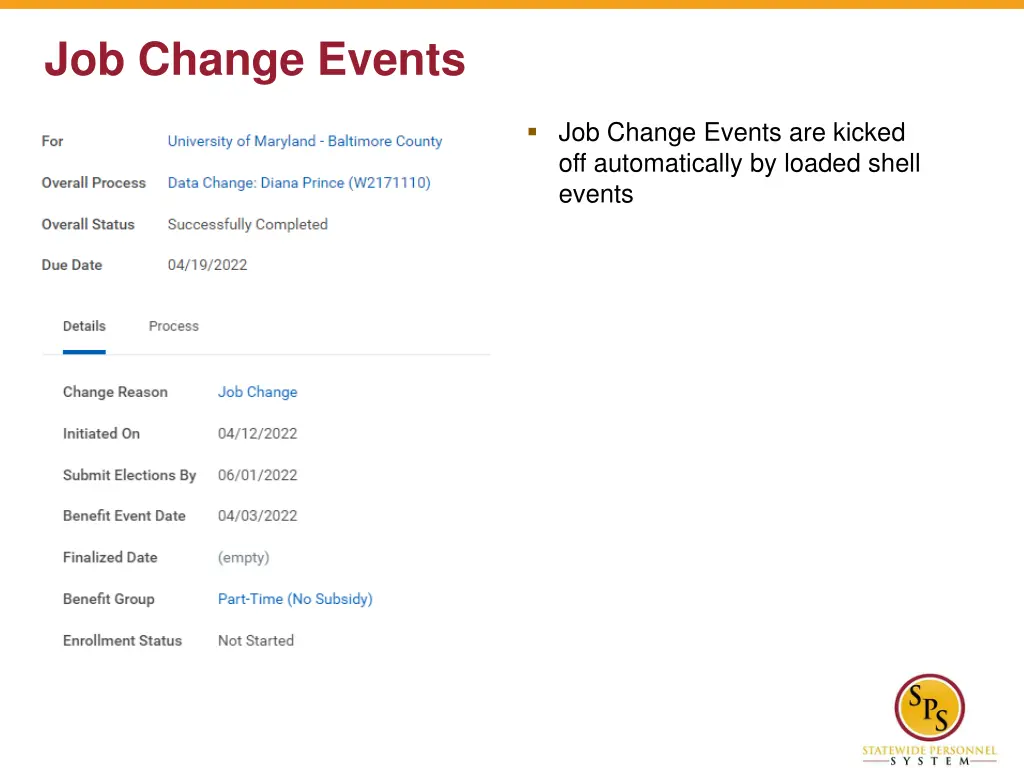 job change events