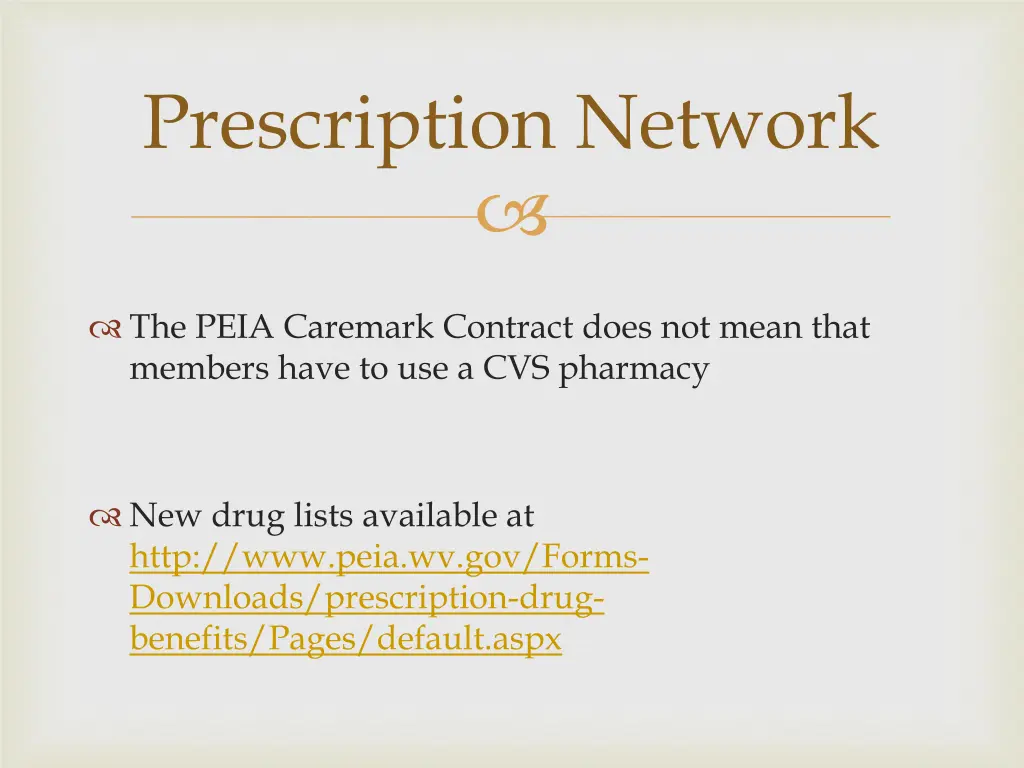 prescription network