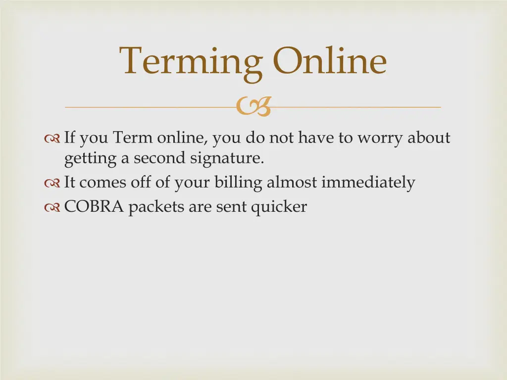 terming online 1