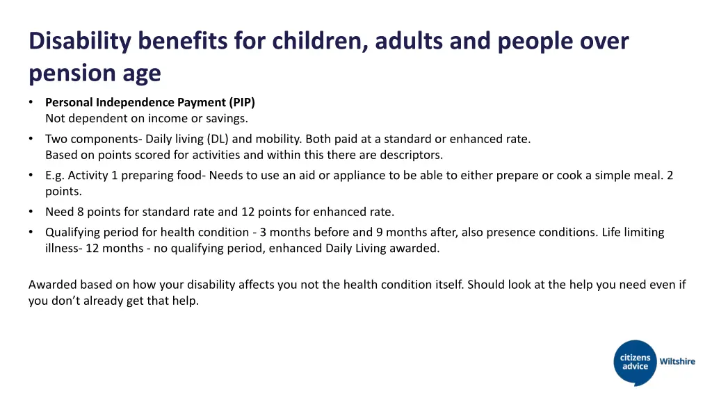 disability benefits for children adults 1