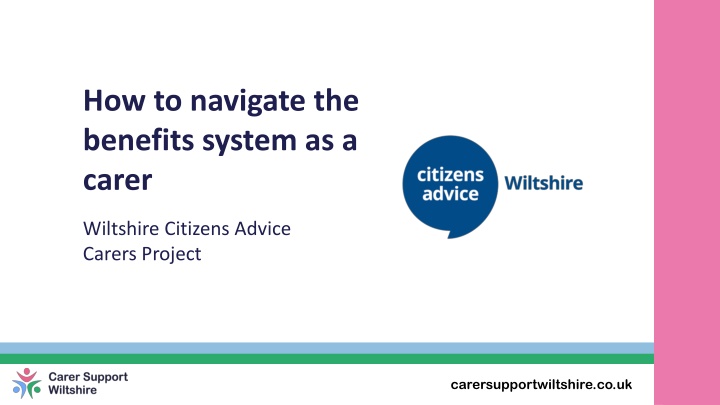 how to navigate the benefits system as a carer