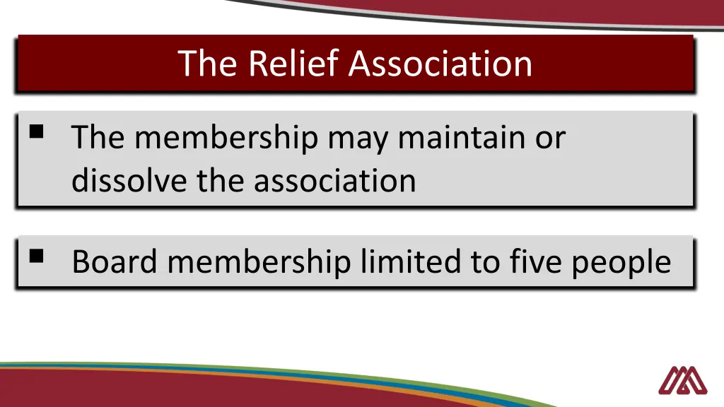 the relief association