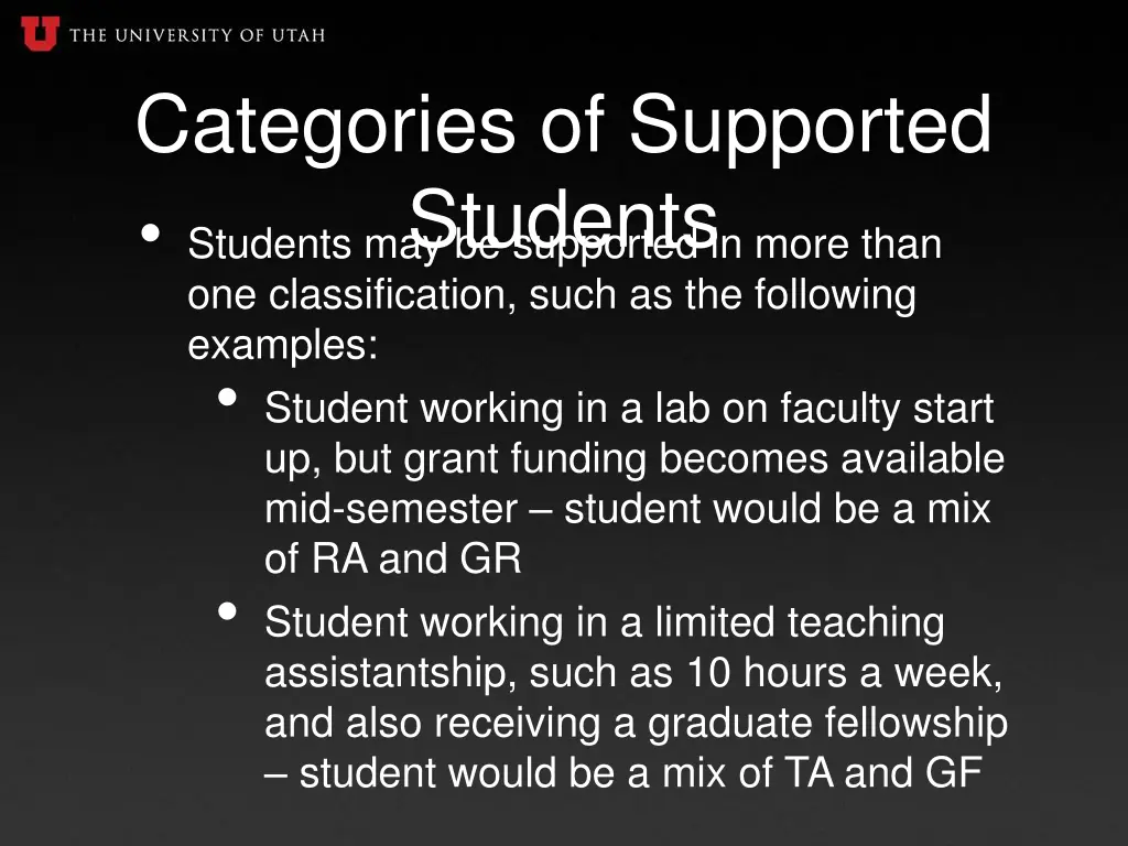 categories of supported students students 1