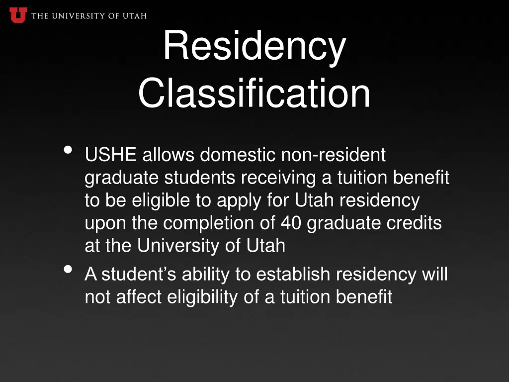 residency classification ushe allows domestic