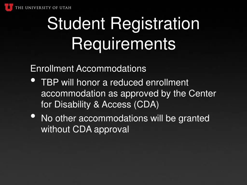 student registration requirements 3