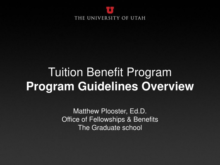 tuition benefit program program guidelines