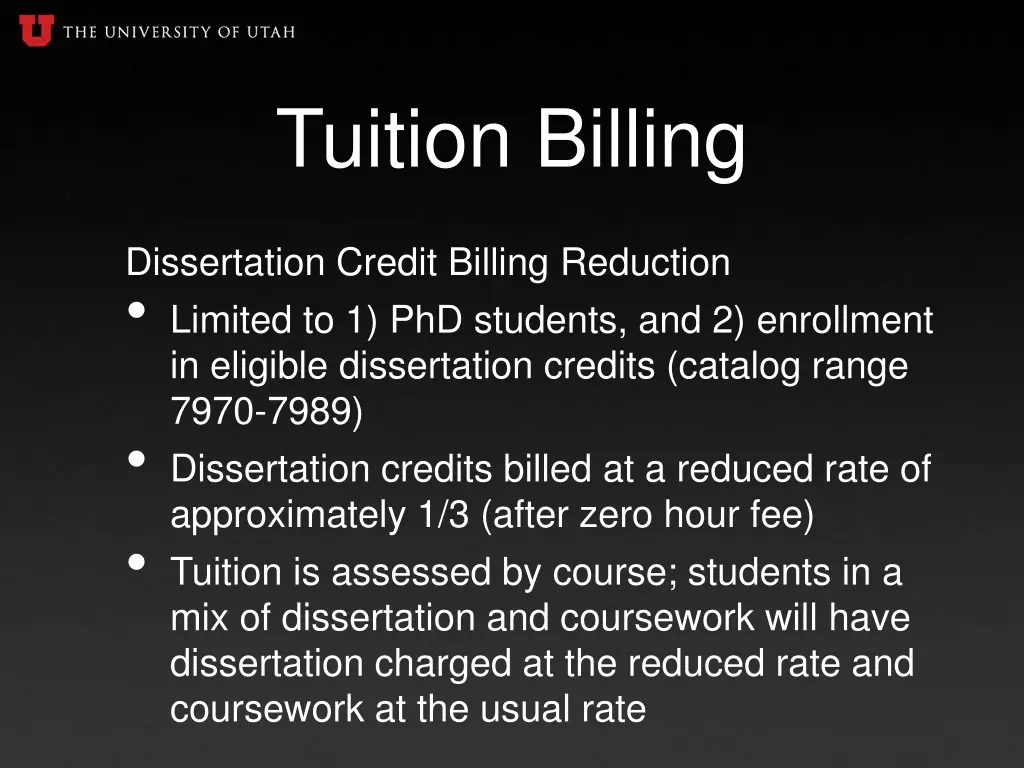 tuition billing