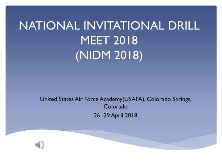 national invitational drill meet 2018 nidm 2018