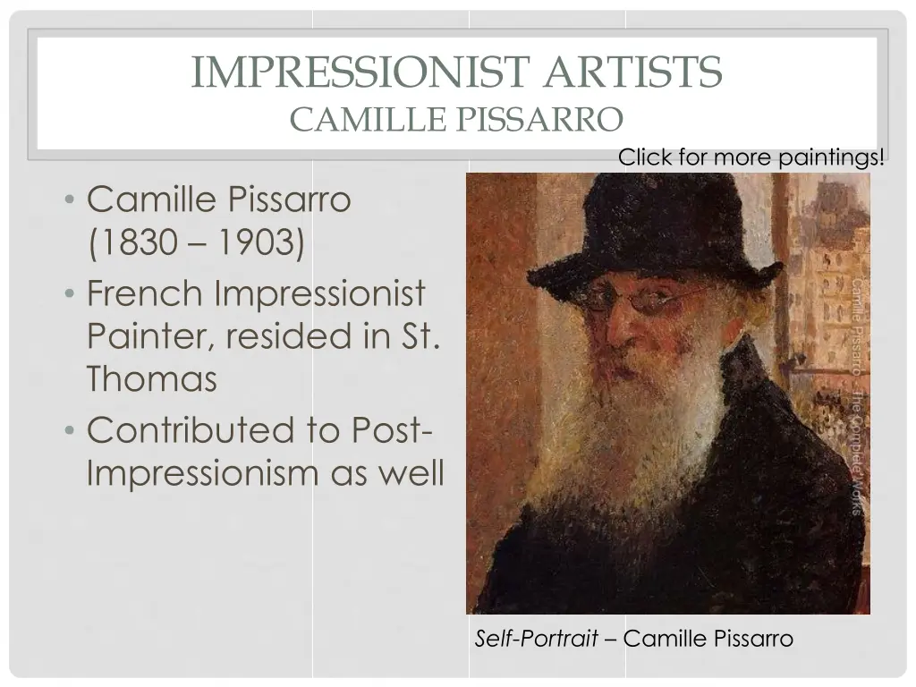 impressionist artists camille pissarro