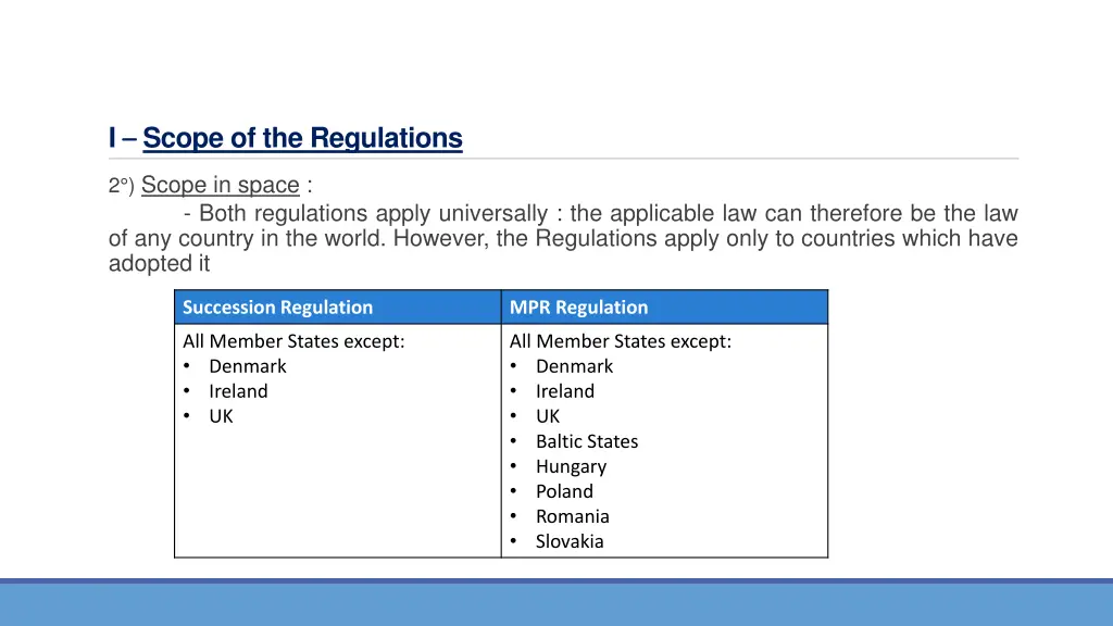 i scope of the regulations 2