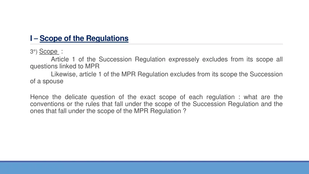 i scope of the regulations 3