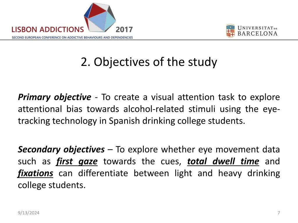 2 objectives of the study 1