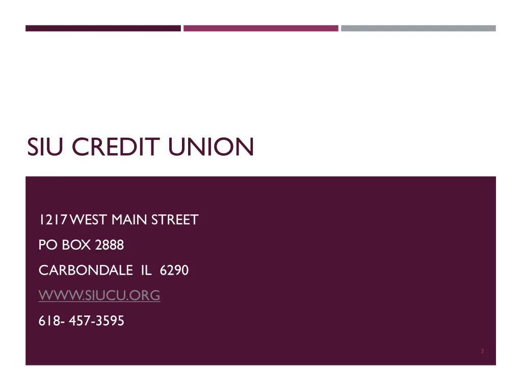 siu credit union