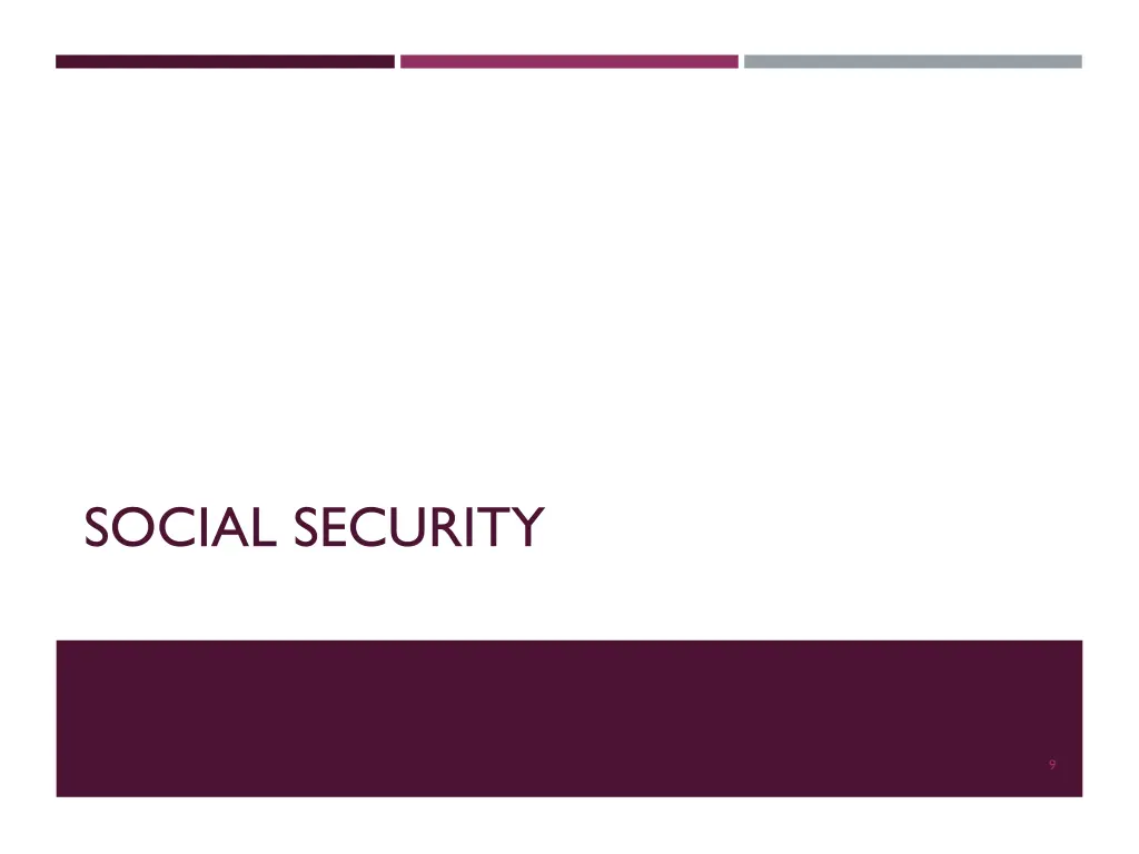 social security