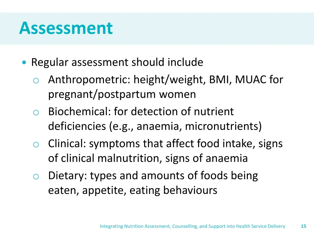 assessment