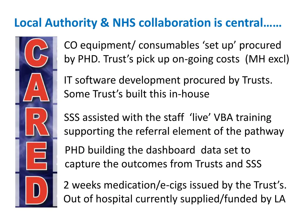 local authority nhs collaboration is central