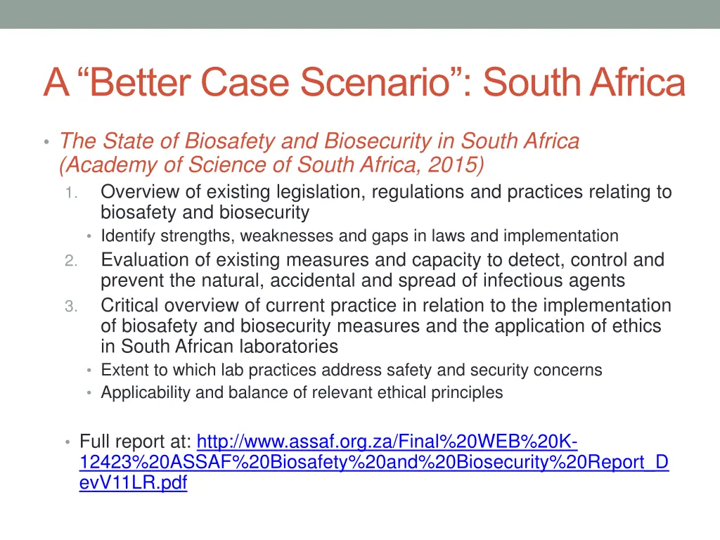 a better case scenario south africa