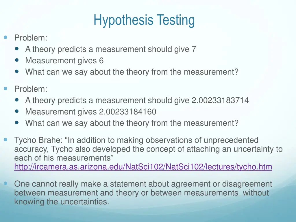 hypothesis testing 2