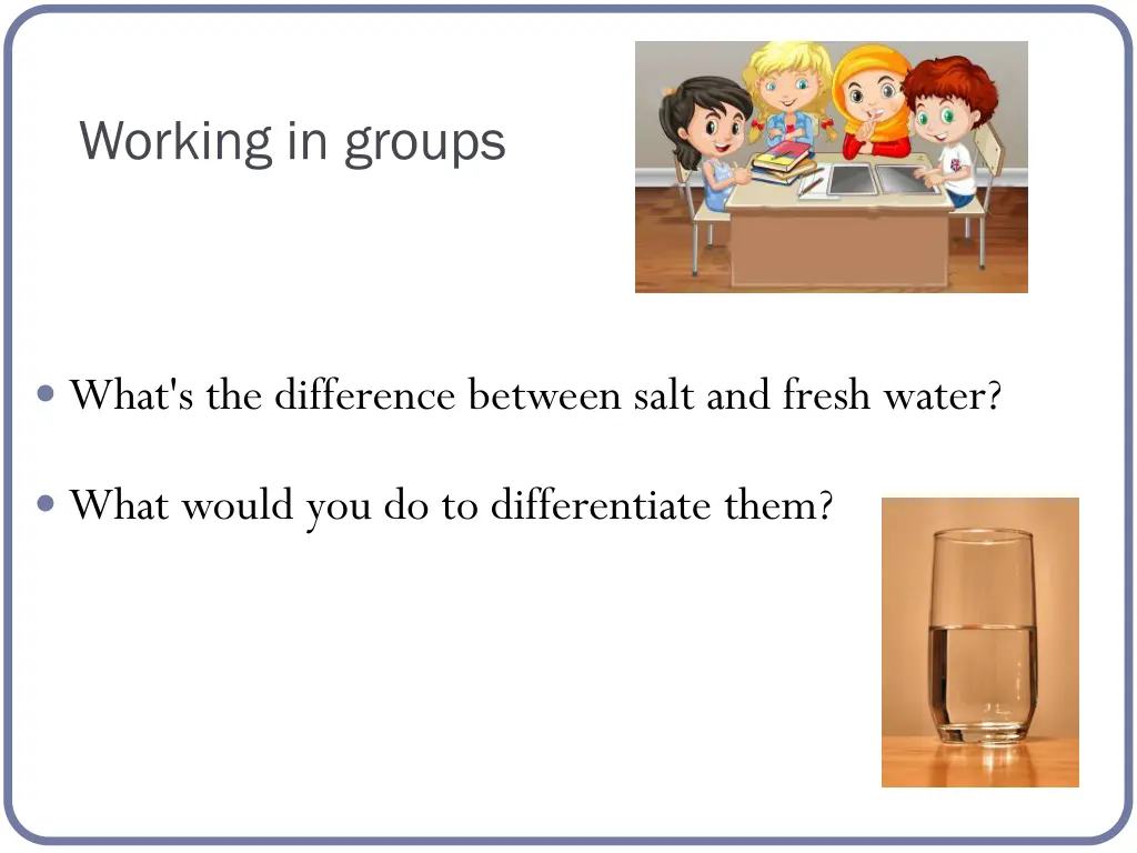 working in groups