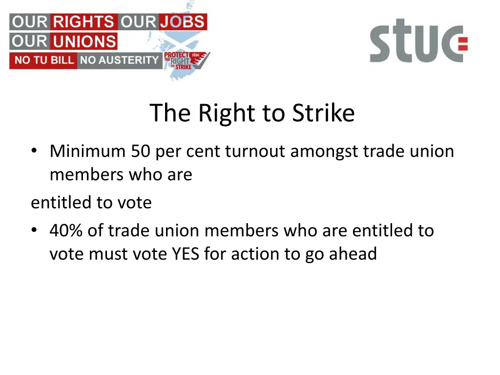 the right to strike