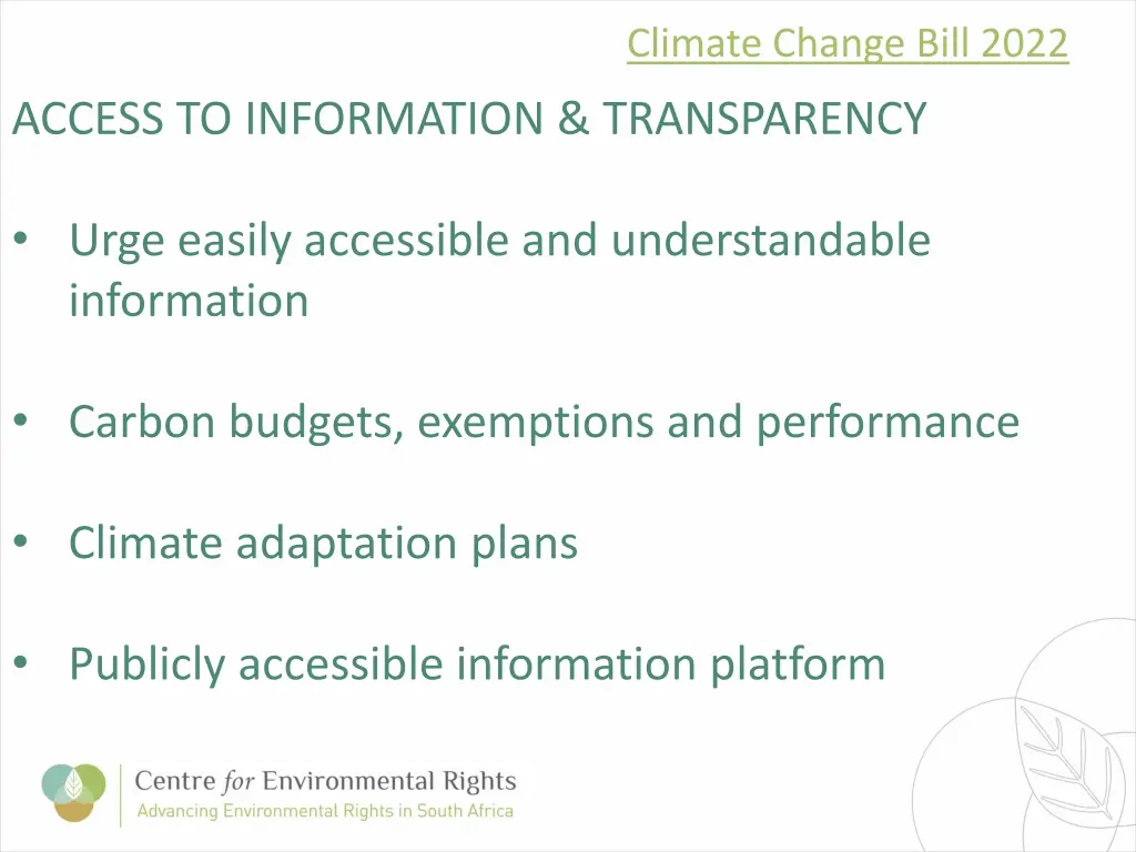 climate change bill 2022 10