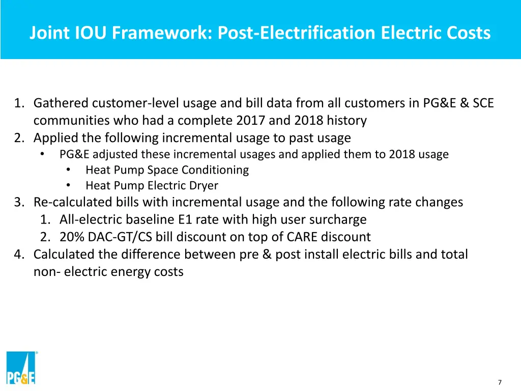 joint iou framework post electrification electric