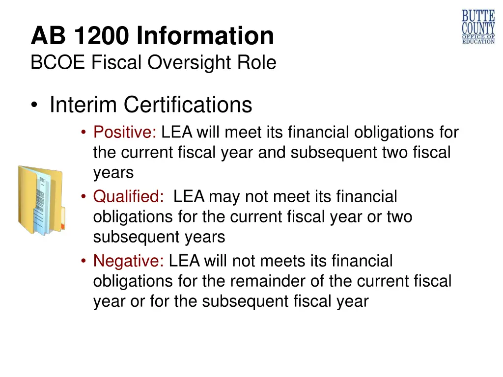 ab 1200 information bcoe fiscal oversight role 4