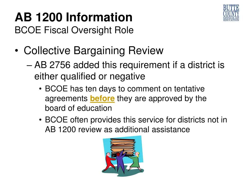 ab 1200 information bcoe fiscal oversight role 5