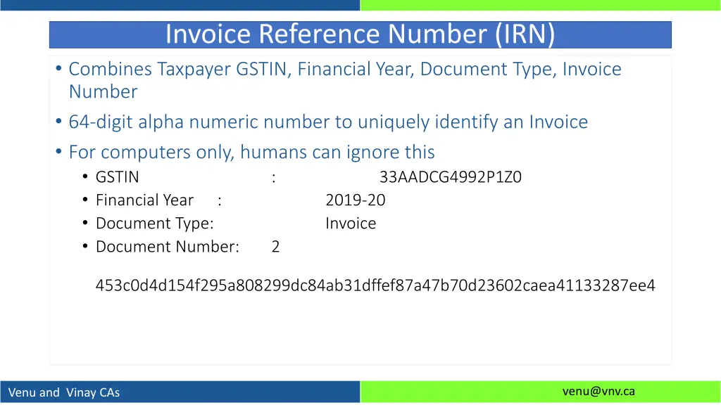 invoice reference number irn combines taxpayer