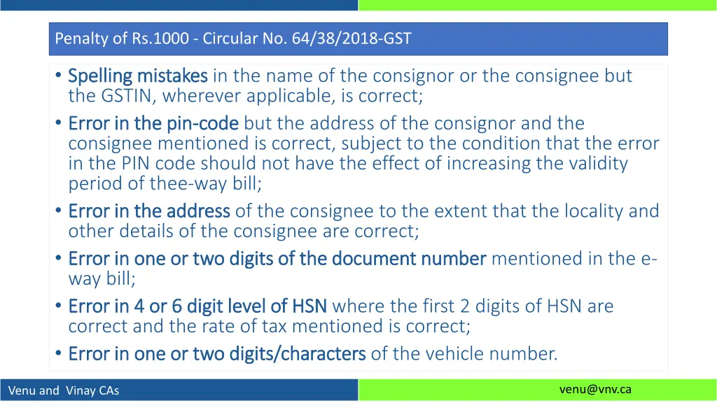 penalty of rs 1000 circular no 64 38 2018 gst