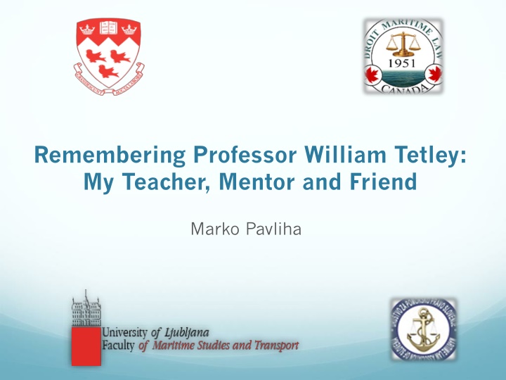 remembering professor william tetley my teacher